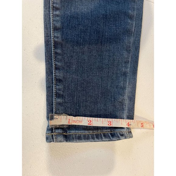 Paige Womens Jeans Verdugo Ankle Stretch Low Rise Distressed Blue Size 26 - Picture 7 of 10